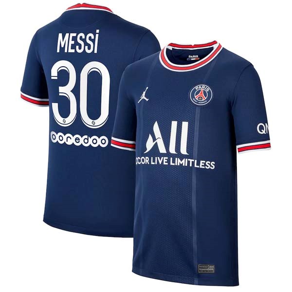 Camiseta Paris Saint Germain NO.30 Messi Replica Primera Ropa 2021/22